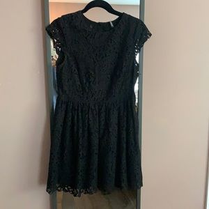 Black cocktail dress
